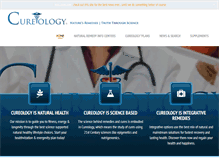 Tablet Screenshot of cureology.com